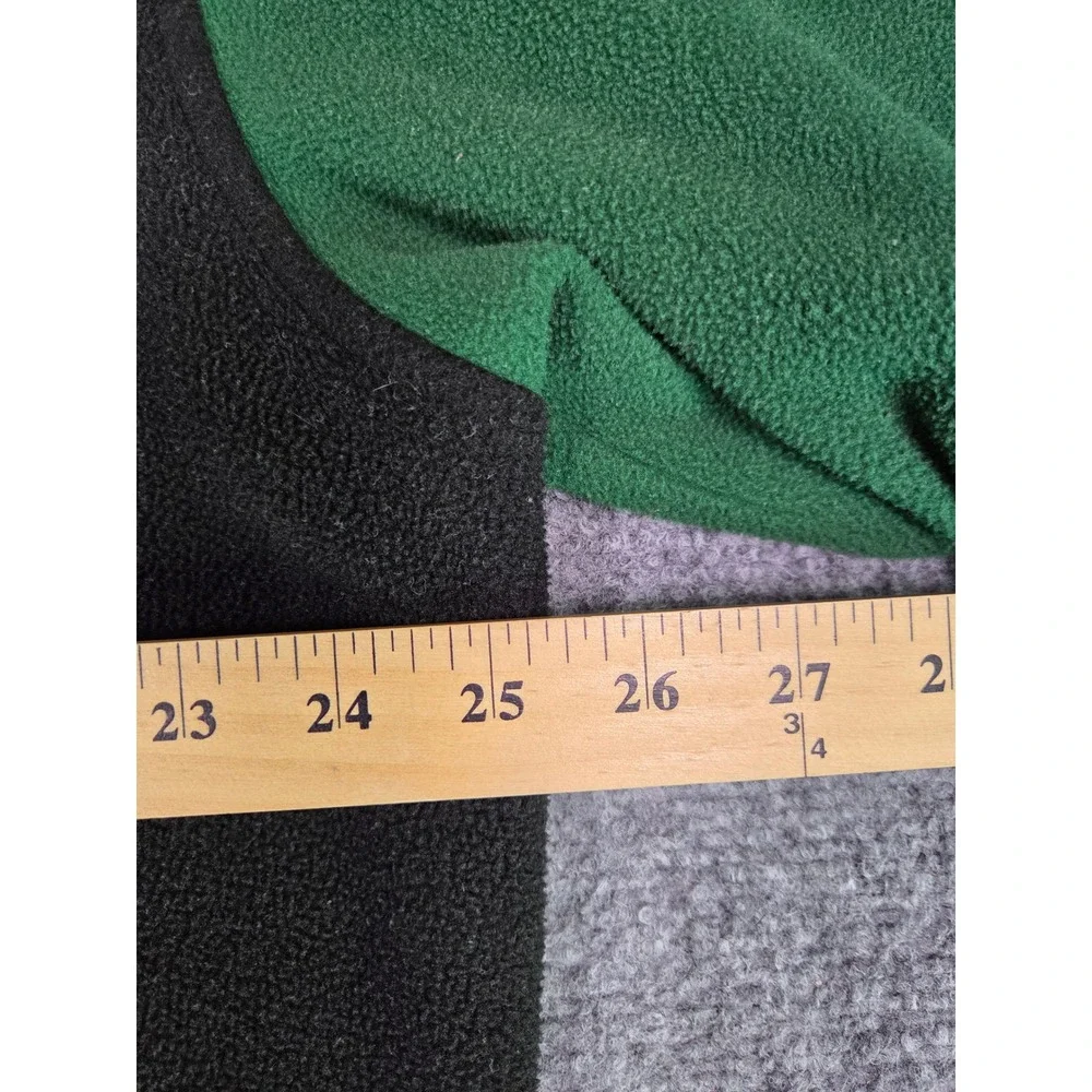 The North Face Fleece Jacket Mens L Green Black‎ Full Zip Denali Style Outdoor